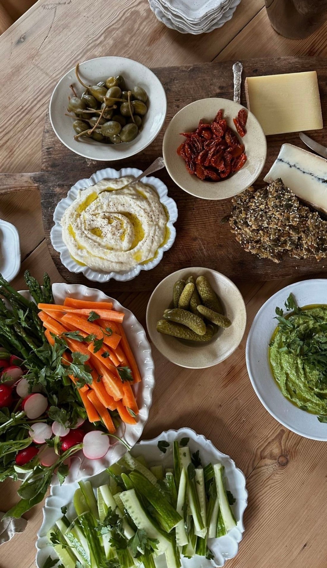 the perfect healthy snack board for weekend hangs