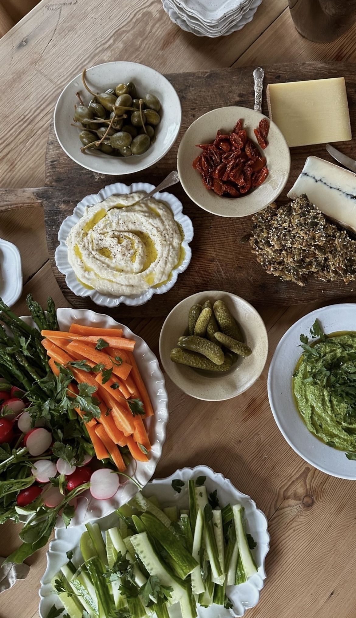 the perfect healthy snack board for weekend hangs