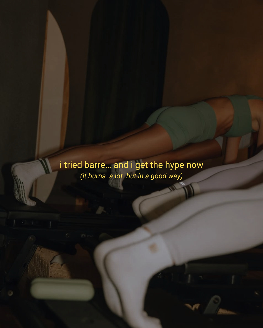 i tried barre… and i get the hype now